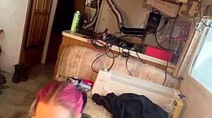 beautiful woman with big hard cock