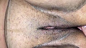 watch this amateur brazilian couple's naughty sex session where wife with big natural tits surprises husband