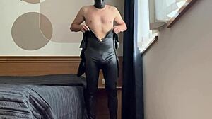 Wearing The Latex Collection Catsuit