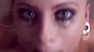 Cameron Canada explodes in deepthroat blowjob!