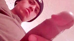 Mexican Masturbation with Big Cock