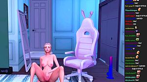 Streamer Bangs Hard With Toys On Stream!