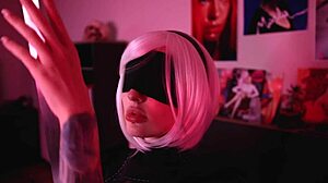 Nier automata 2b cosplay hot 18 yo teen cosplayer anal ahegao