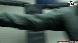 Blonde Slut Fucks Hard in Boxing Ring Match