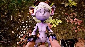 Yordle Gets ASSFUCKED In COWGIRL And DOGGYSTYLE Creampie