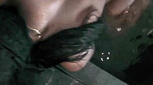 Hey, Check Out This Ebony Beauty Getting Her Pussy Drilled In A Homemade Threesome! 😍