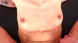 creepy pa caught me on phone draining cum out of big cock in missionary position