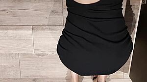 Amateur Housewife Enjoys Getting Fucked In Her Ass While Cleaning The Closet