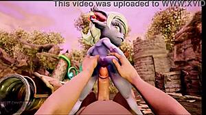 Yordle Gets ASSFUCKED In COWGIRL And DOGGYSTYLE Creampie