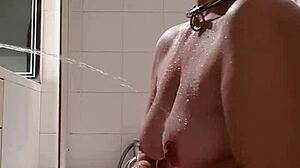 Golden shower slave for pretty bitch, intriguing contrast.