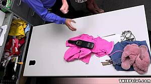 Busty Blonde Milf Offers Juicy Pussy After Shoplift Fail