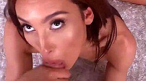 creepy pa caught me on phone draining cum out of big cock in missionary position