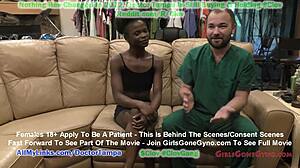 Virgin Rina Arem Deflowered by Doctor Tampa in Clinical Exam