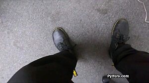 Wrapped In Decorative Lights And Fucked Hard At The Office