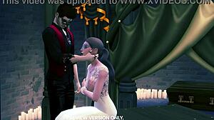 Wow, Masquerade Night With 3D Hentai Muff Diving!