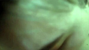 petite 18+ amateur with shaved pussy gets creampie after blowjob and greek kiss