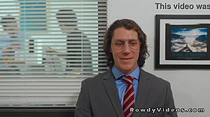 Gay Coworkers Suck And Fuck In Office