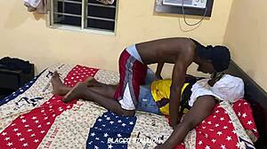 watch this hot stud bang his chubby slut