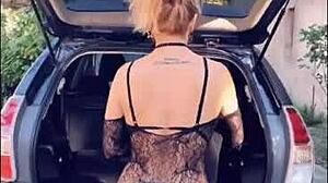 Flashing naughty snaps during sexchallenge