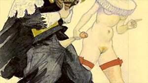 Retro vintage tegneserie antik anime hentai tegninger samling