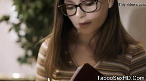 Brunette Teen 18+ Sucks Football Player