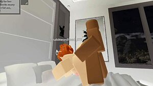 Robloxian Redhead Snowbunny Handles Her Daddy's Needs