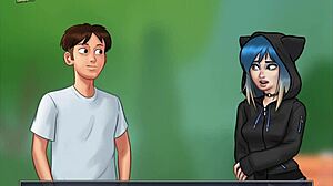 Summertime Saga 56: Big Tits and Cock in Homemade Anime Action