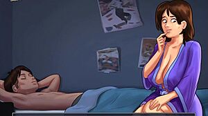 Summertime Saga 56: Big Tits and Cock in Homemade Anime Action