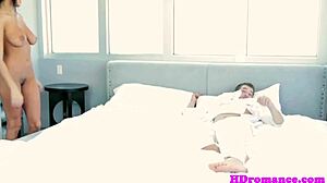 Passionate Couple's Sweet Love Making