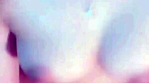 The cute teen girl shows off her young pussy in a casual display