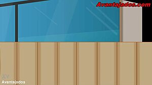 hey, this gay porn animation has the straight guy super endowed, getting into brazilian action