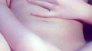 The cute teen girl shows off her young pussy in a casual display