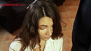 hey, watch how this hard master preps the hot russian babe for bdsm punishment!