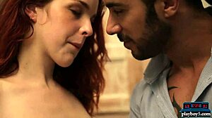 spanish redhead teen takes control with muff diving and blowjob