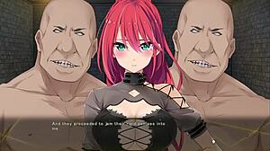 nightmare x vampire part 1 with group fingering and blowjob in anime hentai