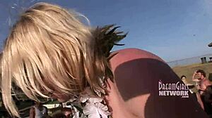 spring break got wild with whip cream and tit licking contests