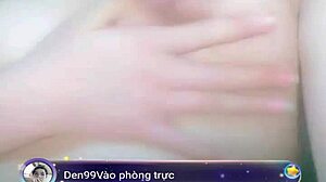 The cute teen girl shows off her young pussy in a casual display