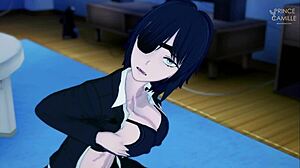 himeno invites you to sleep in her apartment with chains