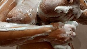 stepbrother, check my tits in shower