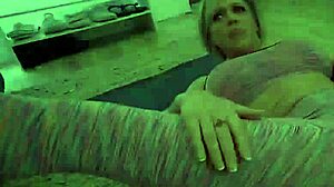 Sexy curvy stepmom fucks stepson in shower.