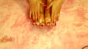 I fix my feet and give them a rich massage!