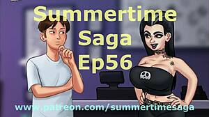 Summertime Saga 56: Big Tits and Cock in Homemade Anime Action