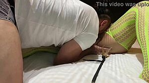 Big-Ass Wife Moans Loudly Cumming