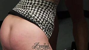 spicy model sucks cum?