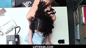 Lifter4K - Teen Thief Sucks Dick for Freedom - Jada Doll