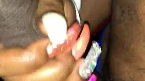 hoe sucking cock like a pro