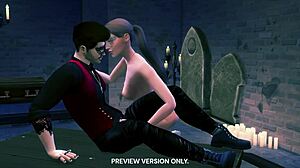 Wow, Masquerade Night With 3D Hentai Muff Diving!