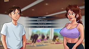 Summertime Saga 56: Big Tits and Cock in Homemade Anime Action