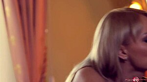 Three babes passionately kiss and rip each other's clothes