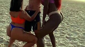 fitness milf massages big ass in copacabana